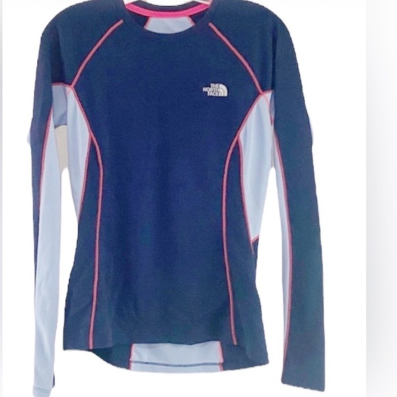 The North Face Flight Series Merino Wool Long Sleeve Performance Top Blue Size S - Picture 3 of 13